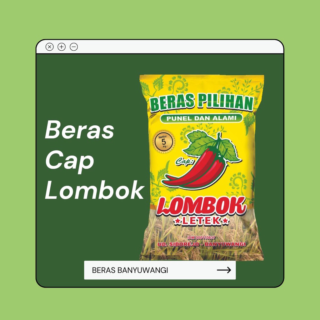 

Beras Premium Cap Lombok 5kg