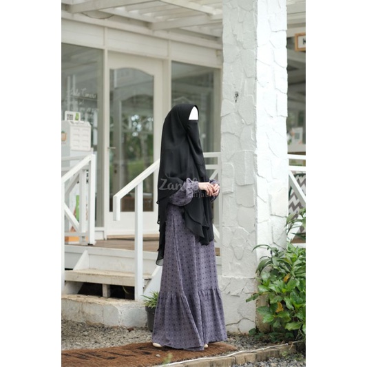 Dots Two tone Zanuba Gamis