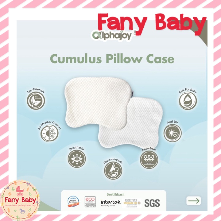 ALPHAJOY AIRE BAMBOO PILLOW CASE / SARUNG BANTAL BAYI