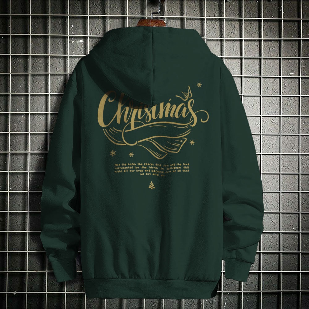 FORTGLASS CTYPO Outerwear Unisex Hoodie Sablon Pria Premium Jaket Pria Jumper Hoodie