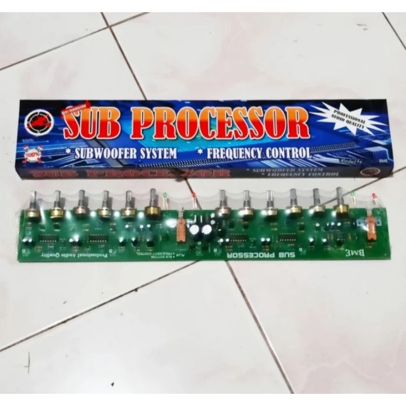 Kit Audio Sub Processor Subwoofer Frequency Control BME