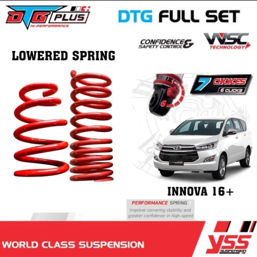 PER YSS LOWERING KIT SPRING YSS TOYOTA INNOVA REBORN 2005 - 2022