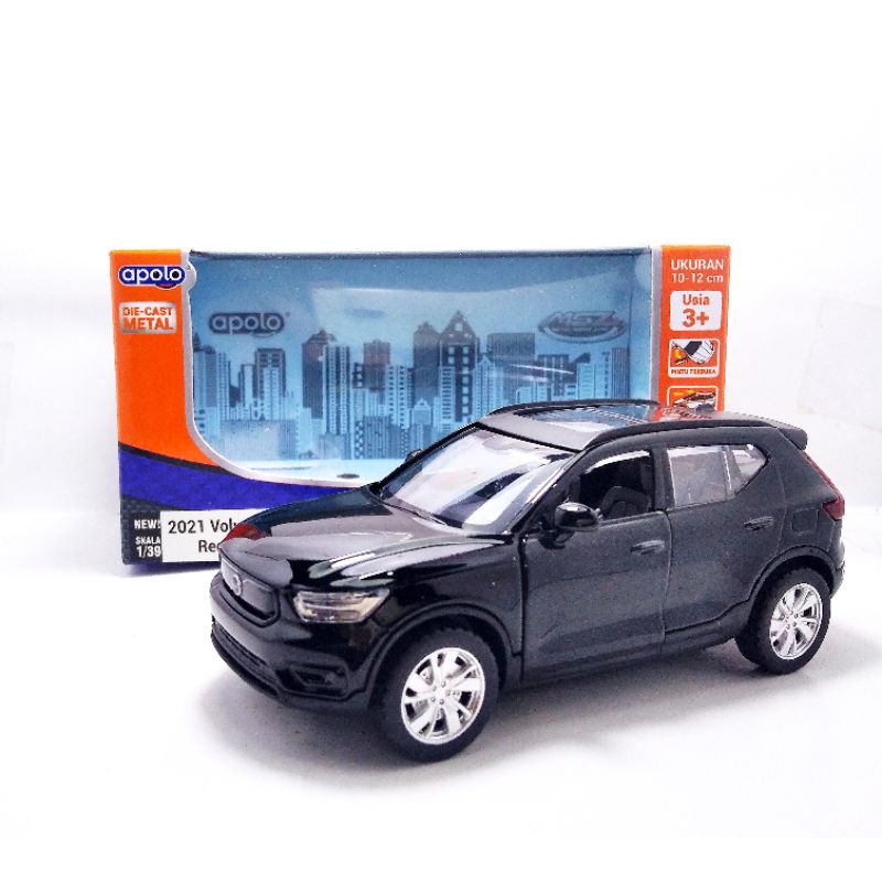 Apolo msz diecast Volvo XC40 Recharge Hitam