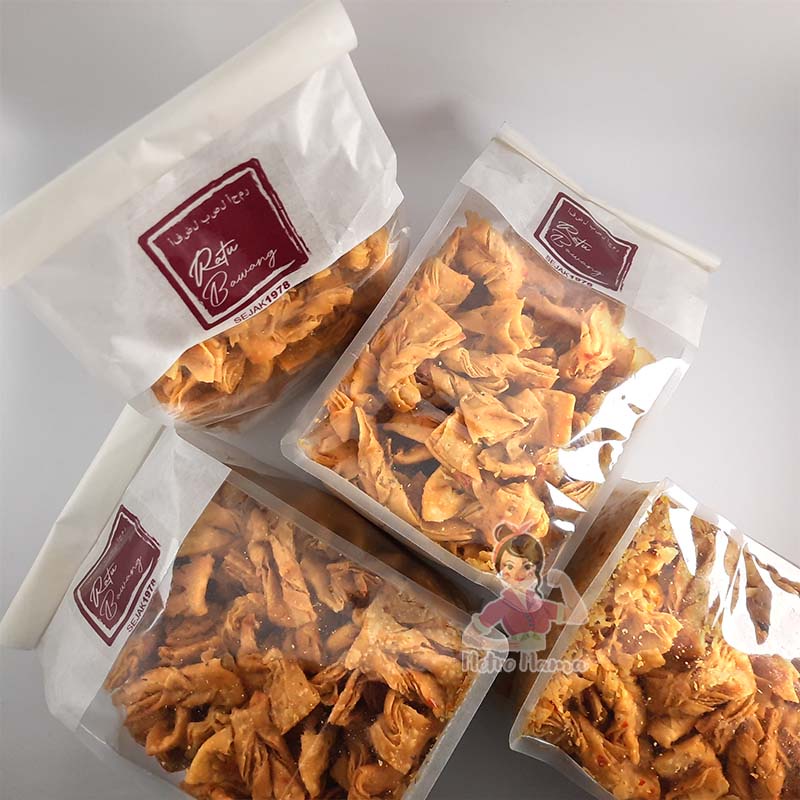 Kue Bawang Pita Premium &quot; Ratu Bawang &quot; Enak Renyah Packing Zip Lock