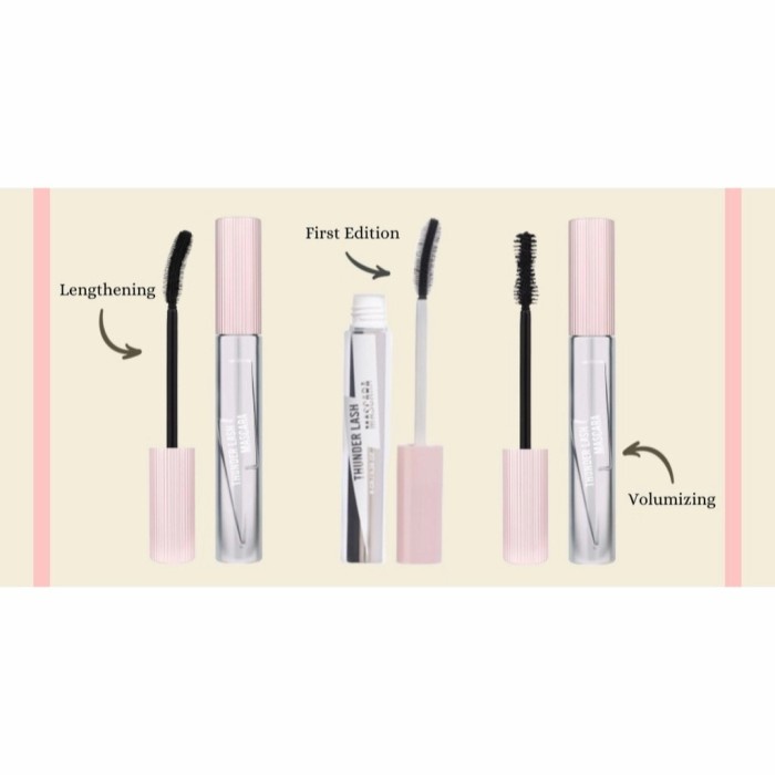 Diskon  Rose All Day Thunder Lash Mascara Black Maskara Hitam Waterproof