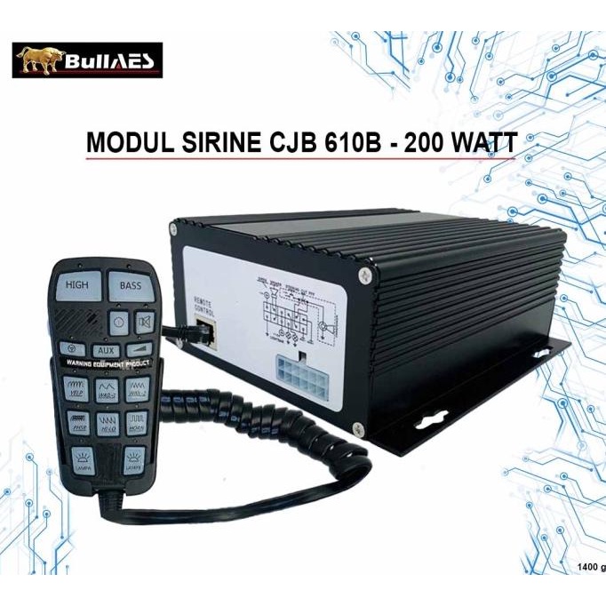 Modul Sirine Cjb 610B Emergency Horn 200 Watt I Modul Only
