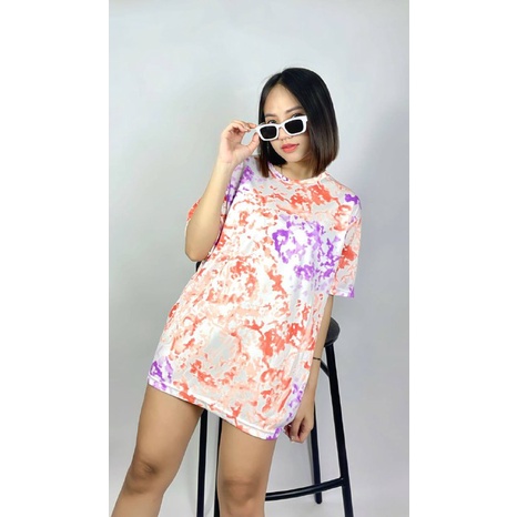 RX FASHION - TSHIRT TIE DYE / KAOS WANITA TIE DYE T-SHIRT/BAJU TUMBLR OVERSIZE TIE DYE