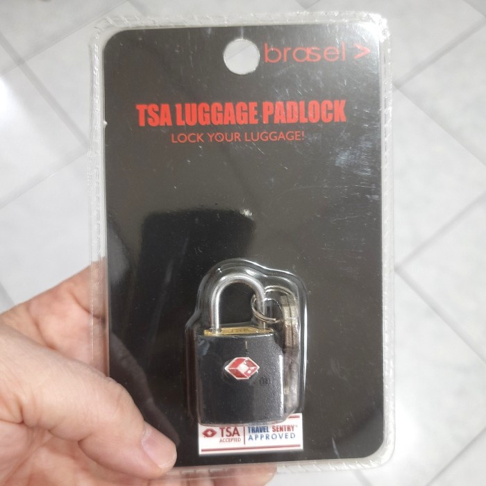 Gembok Brasel Padlock Gembok Travel Koper Tas Tsa Dengan Kunci