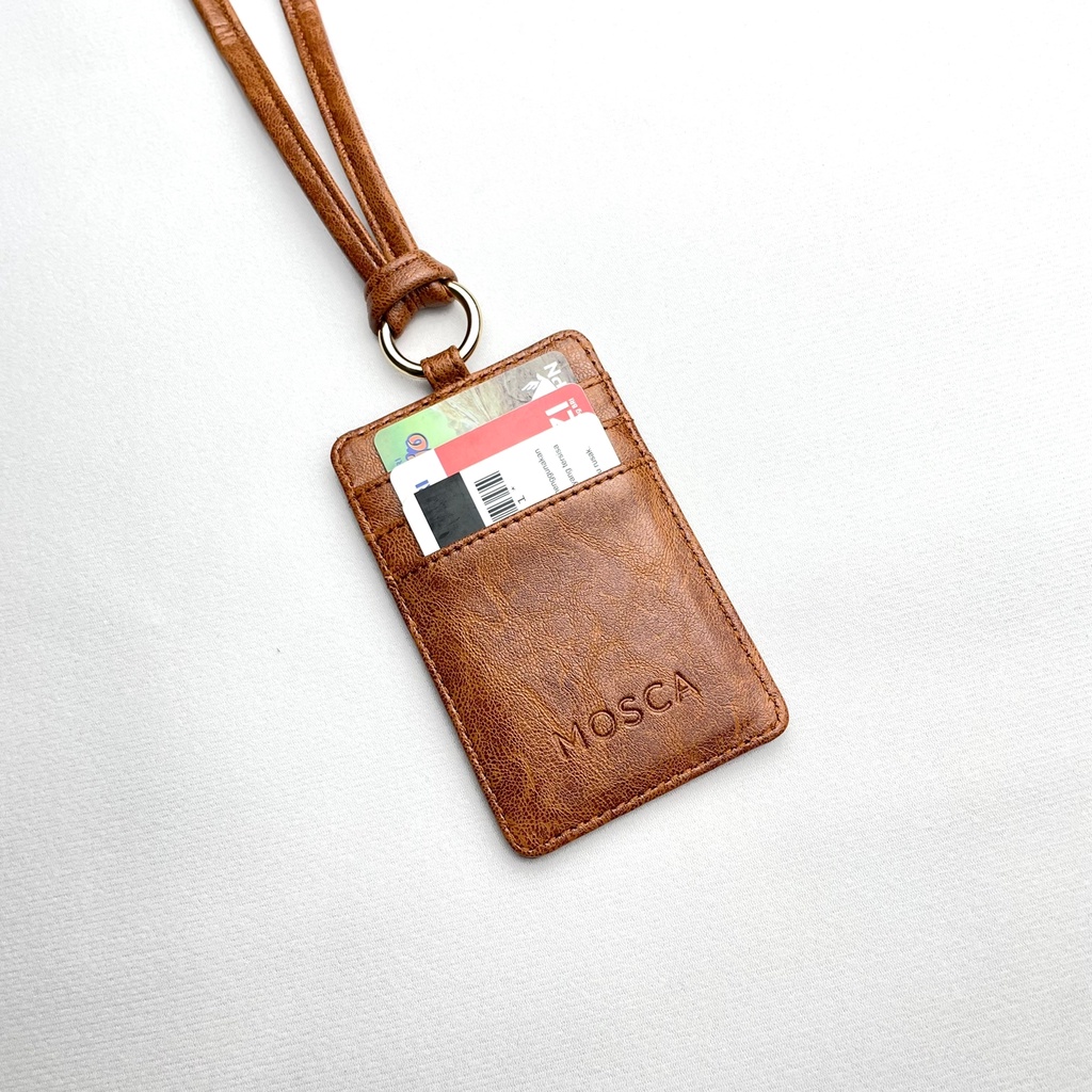 CardHolder Wanita Lanyard id card (Sephia by Mosca) Dompet kartu