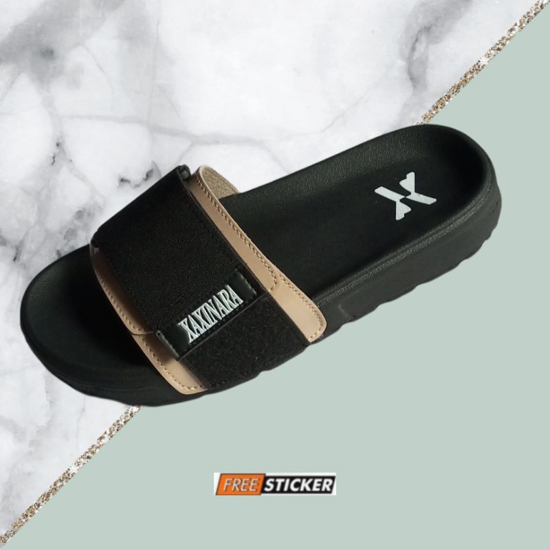 xaxinara WNT-01 | SANDAL SLOP WANITA TERBARU | sandal slide unisec  | wanita fashion | sendal casual