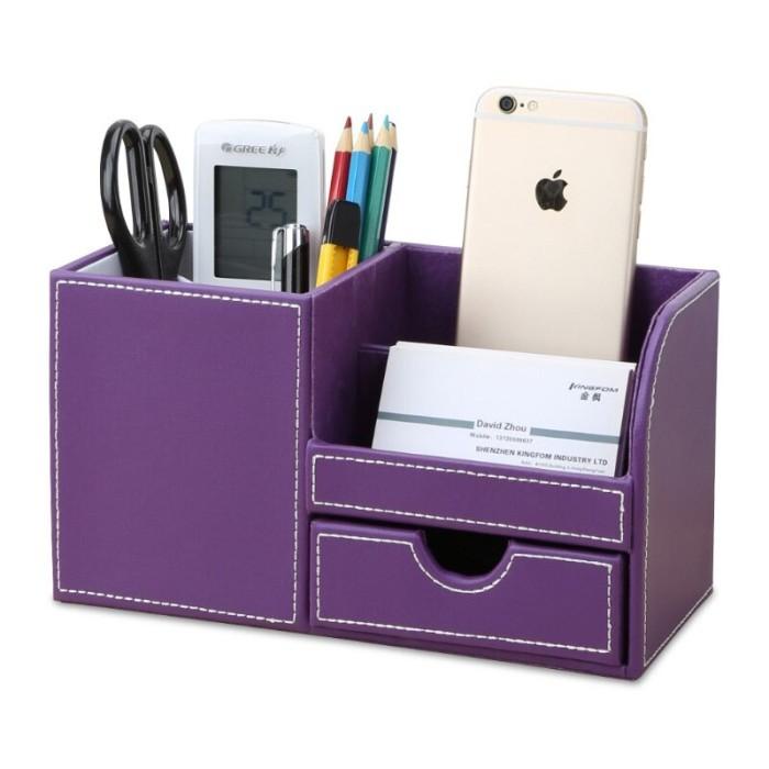 

Pencil holder Stationery Leather / Tempat Pena Alat Tulis Kantor