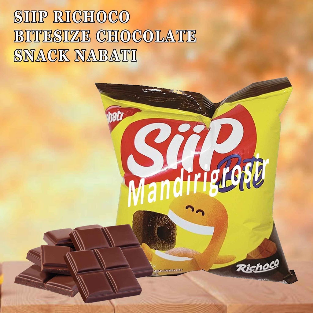 SNACK NABATI SIIP* BITE SIZE RICHOCO* 21g