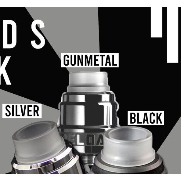 NEW &amp; CLONE ATOMIZER RELOAD S RDA 24MM BY SXK - SILVER