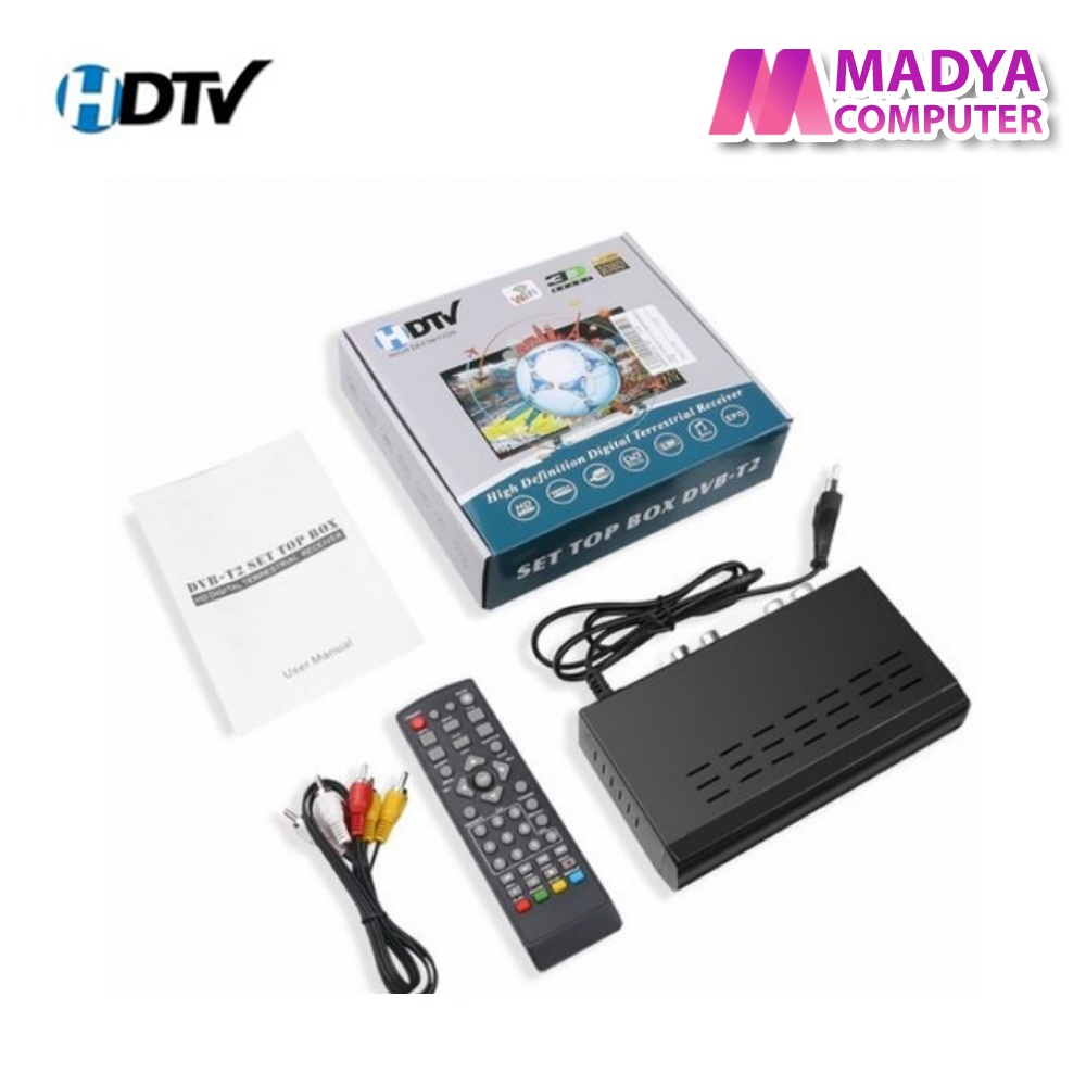 Set Top Box HDTV DVB T2 - Receiver TV Digital