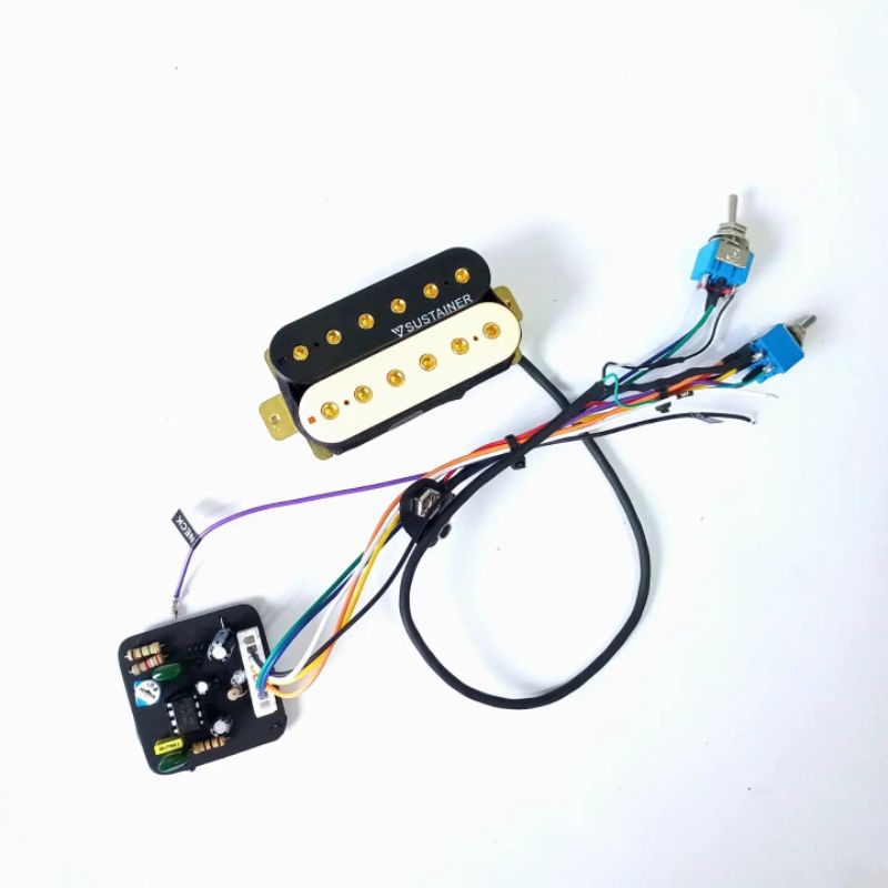 SUSTAINER NATURAL ZEBRA 3 MODE | PICKUP GITAR