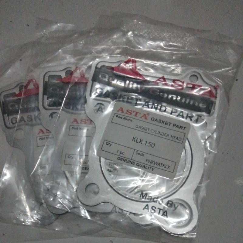 Isi 3 5 Paking Gasket Cylinder Head Cop Atas KLX 150 KLX150 DTRACKER S L BF Perpak Packing Block Hed