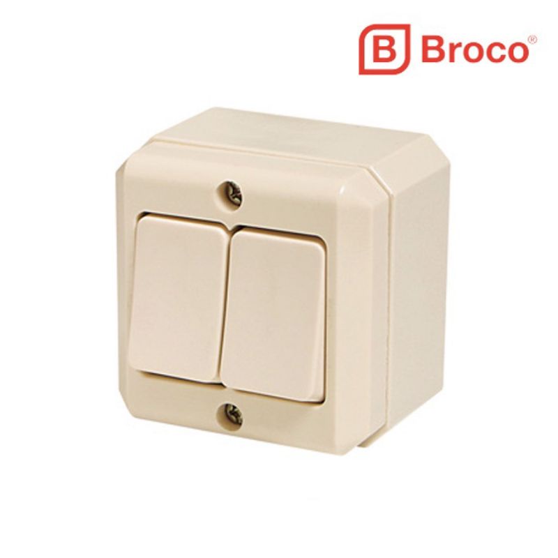 Saklar Broco Singgel OB / Saklar Broko Seri OB / Stop Kontak Broco OB