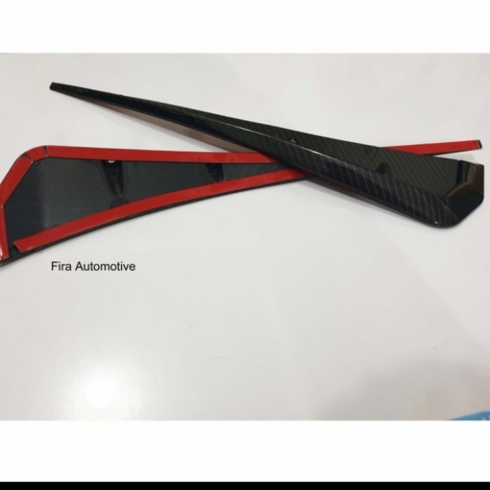 Air flow side lamp samping mobil/Air flow fender mobil + leem perekat