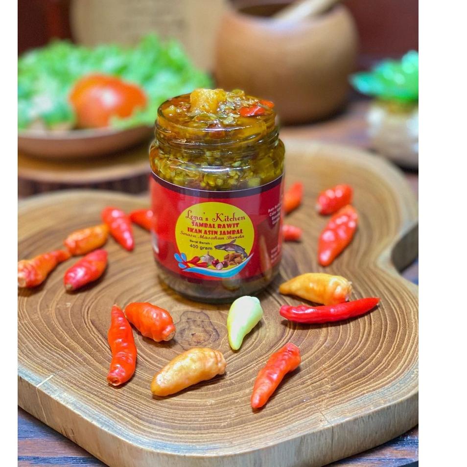 

✓ Sambal Rawit Ikan Asin Jambal berat 400gram berat isi 200gram