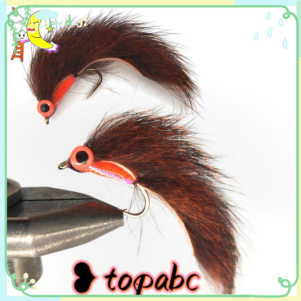Top 5pcs Umpan Lalat DIY Buatan Lure Fishing Squirrel Strip