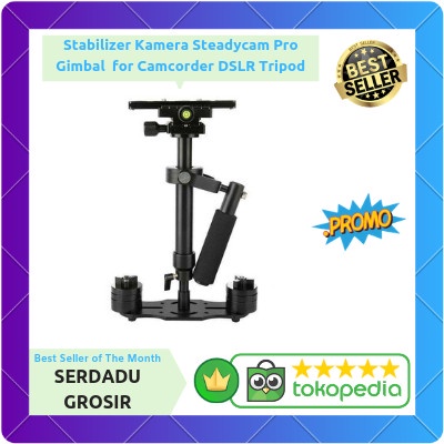 {BerkahStore} Stabilizer Kamera Steadycam Pro Gimbal for Camcorder DSLR Tripod Murah