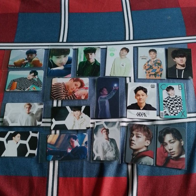 WTS Exo Japan Photocard Chanyeol, kai, suho, chen, xiumin, lay