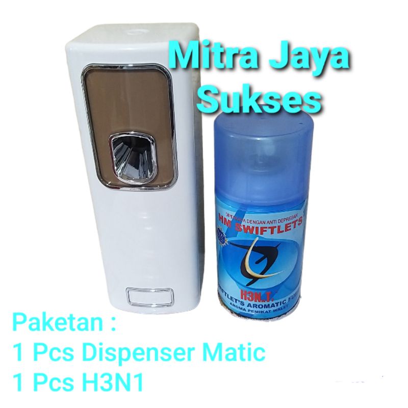 Paket Parfum Walet H3N1+Dispenser Manual Kecil Semprot Otomatis