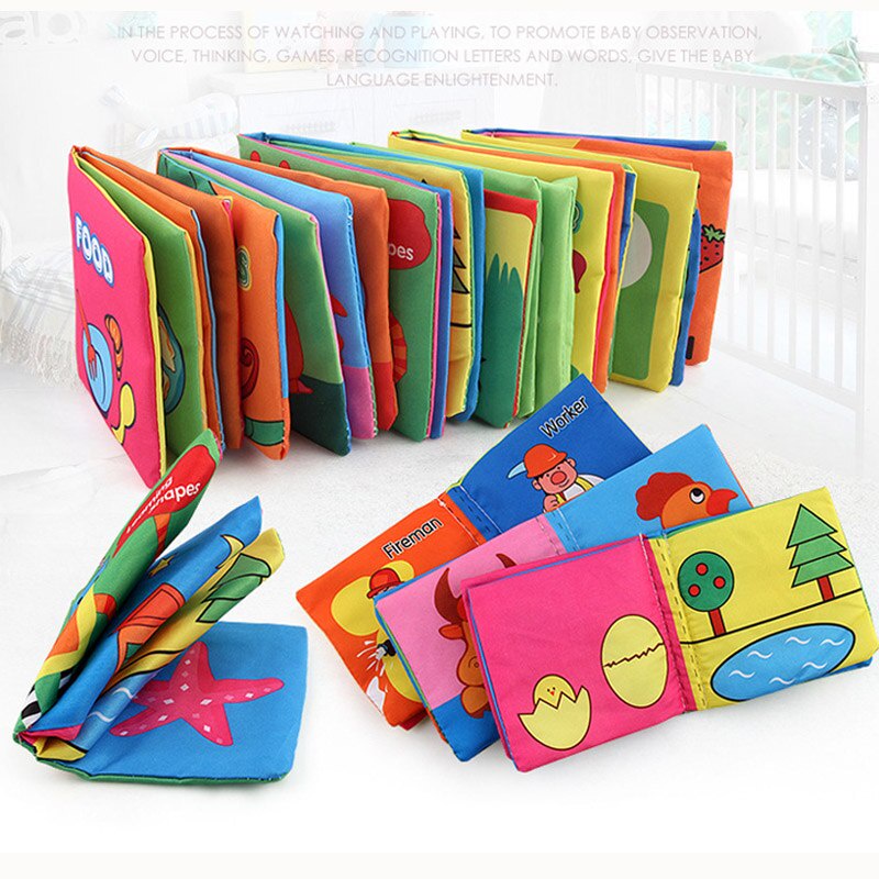 Softbook Buku Bantal Bayi Mini Baby Cloth Book Montessori Book Buku Bayi Buku Anak Softbook Anak Buku Kain Soft Book Baby Book