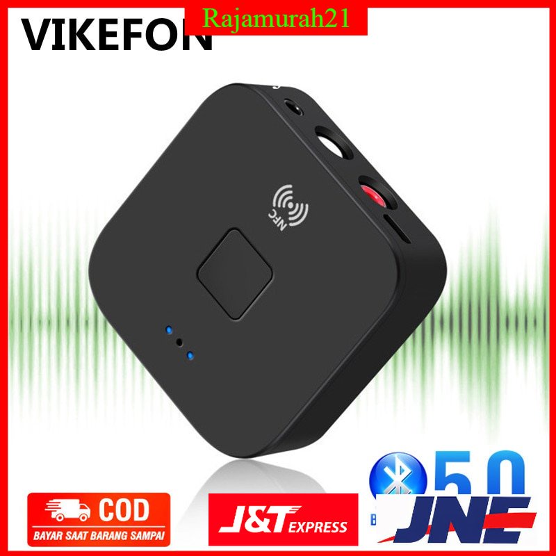 VIKEFON Music NFC Bluetooth Receiver 5.0 - BLS-B11 - Black