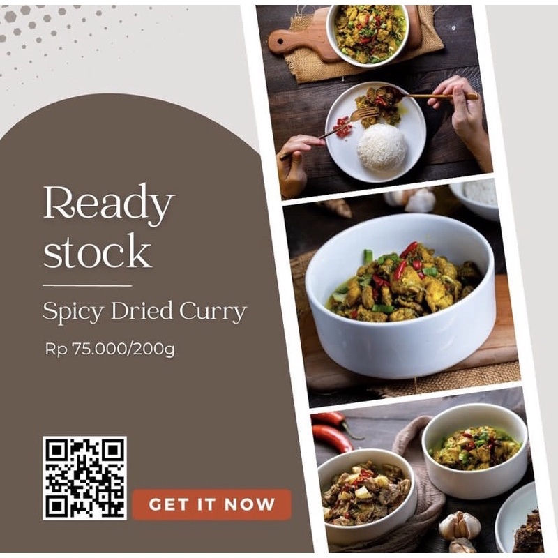 

Spicy Dried Curry - Ready to Eat - Meal