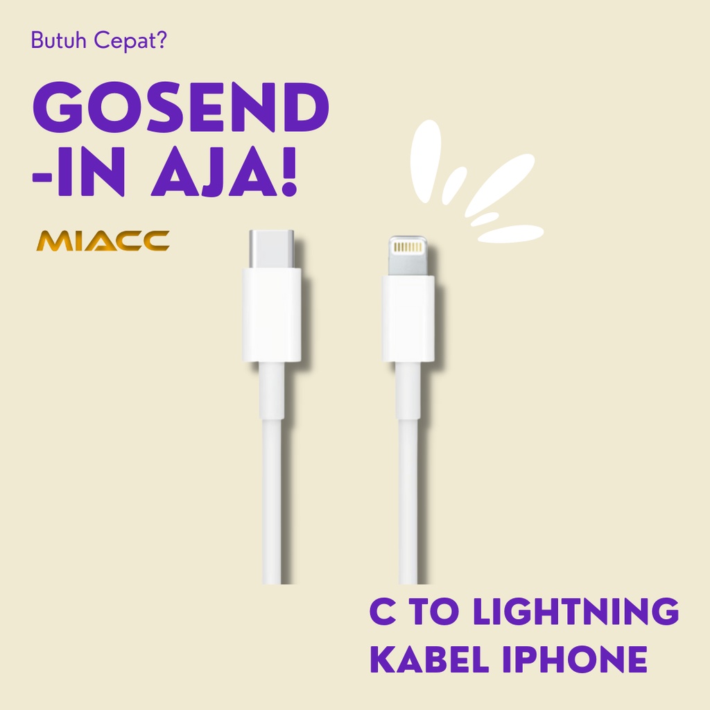 Kabel Data Usb Type C to Lightning Fast Charging 18W 20W 25W For 7 8 X XS XR 11 12 13 14 Pro Max SE