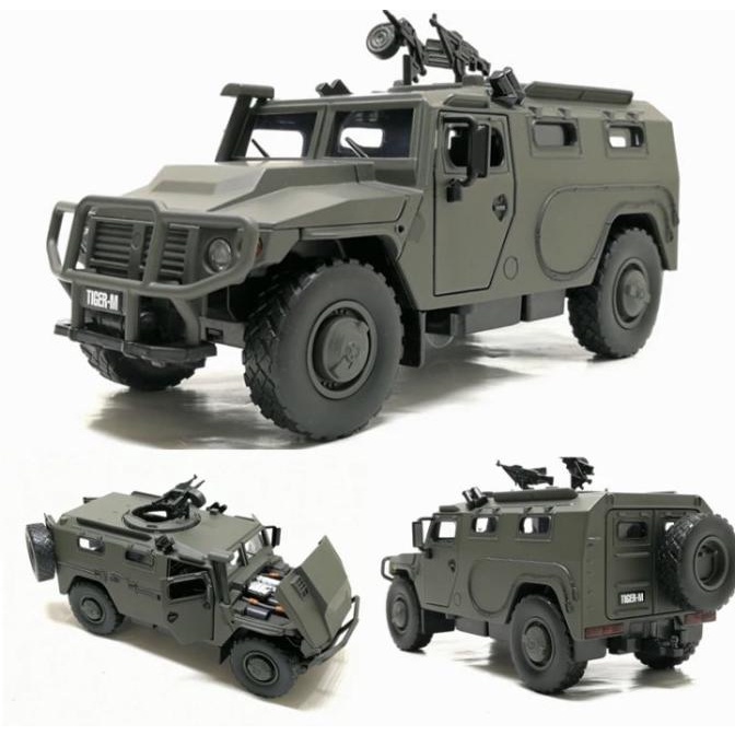 Diecast GAZ 4x4 Russian Military 1/32 ---MURAH---