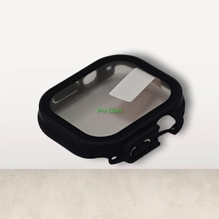 B205 Apple Watch 49mm ULTRA Full Cover Bumper Case + Tempered Glass