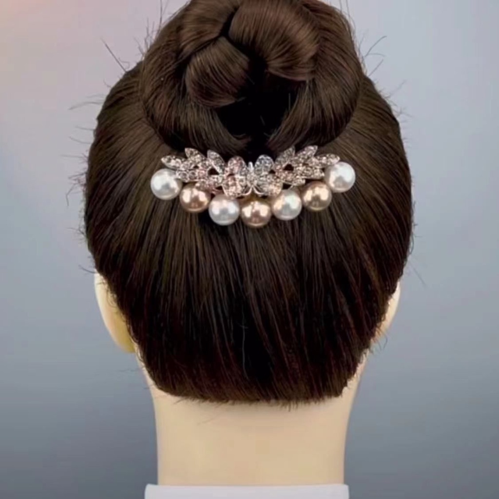 sirkam rambut mutiara korea fashion wanita elegan high quality impor