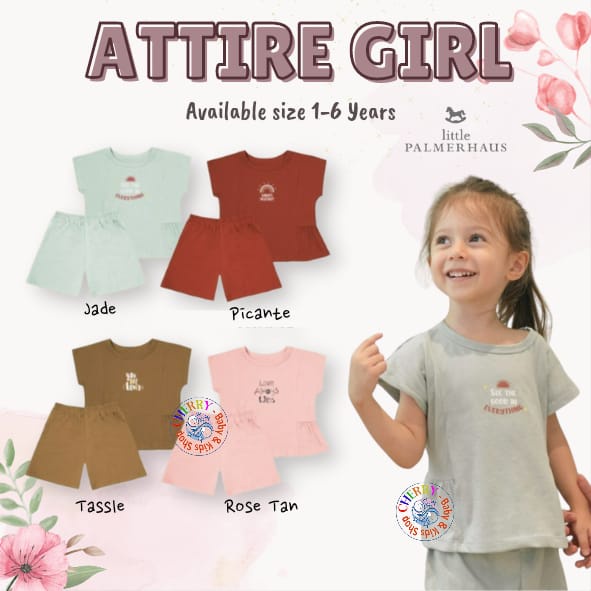 Little Palmerhaus 1-6 Tahun Attire Set Girls 5LL Setelan Fashion Anak Perempuan Attire Girl CBKS