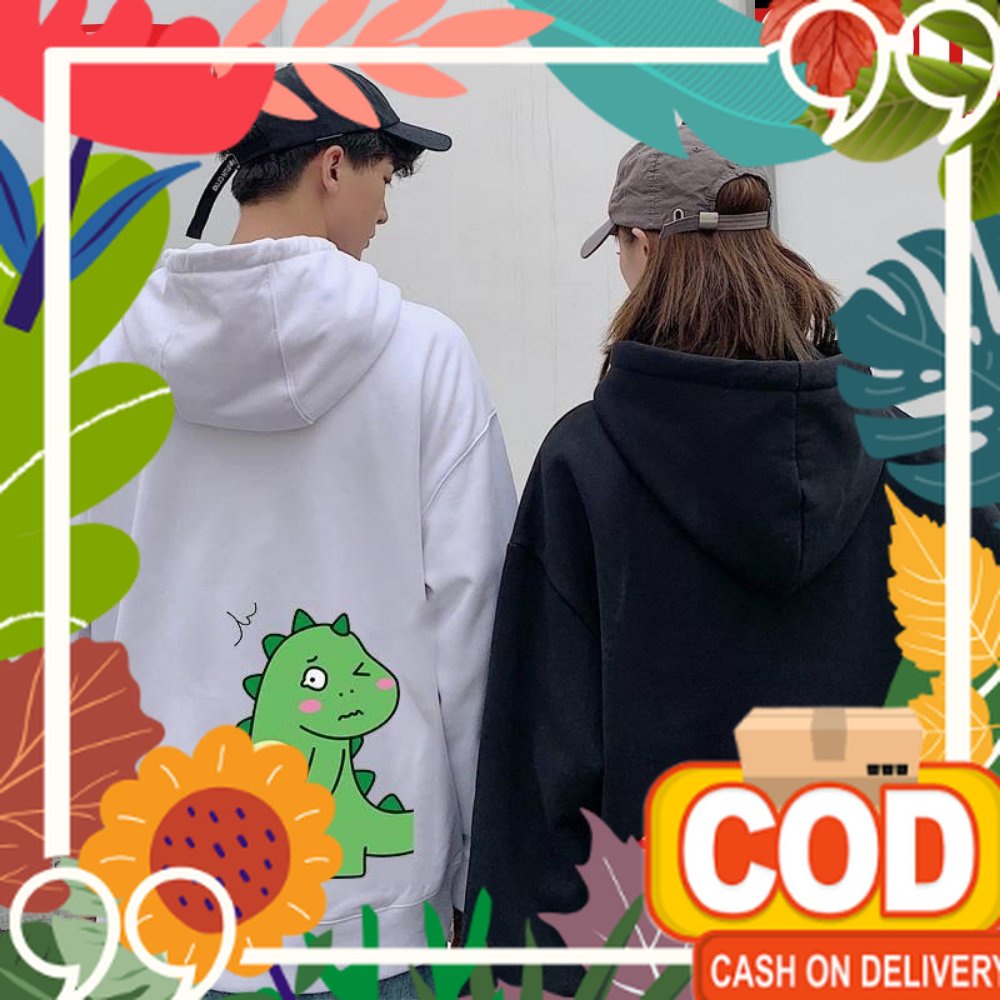 Model Barru / PROMO COD HOODIE DINO HOODIE COUPLE PASANGAN KEKINIAN COWOK CEWEK/REMAJA KEREN TERBARU