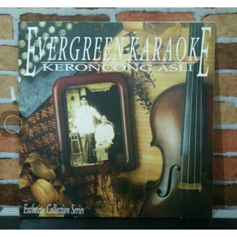 Kaset Laser disc Evergreen Karaoke Keroncong Asli