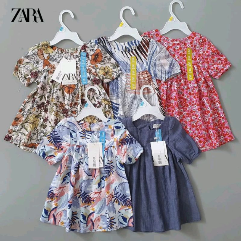 Tunik Dress anak Z*RA New 12m-7y