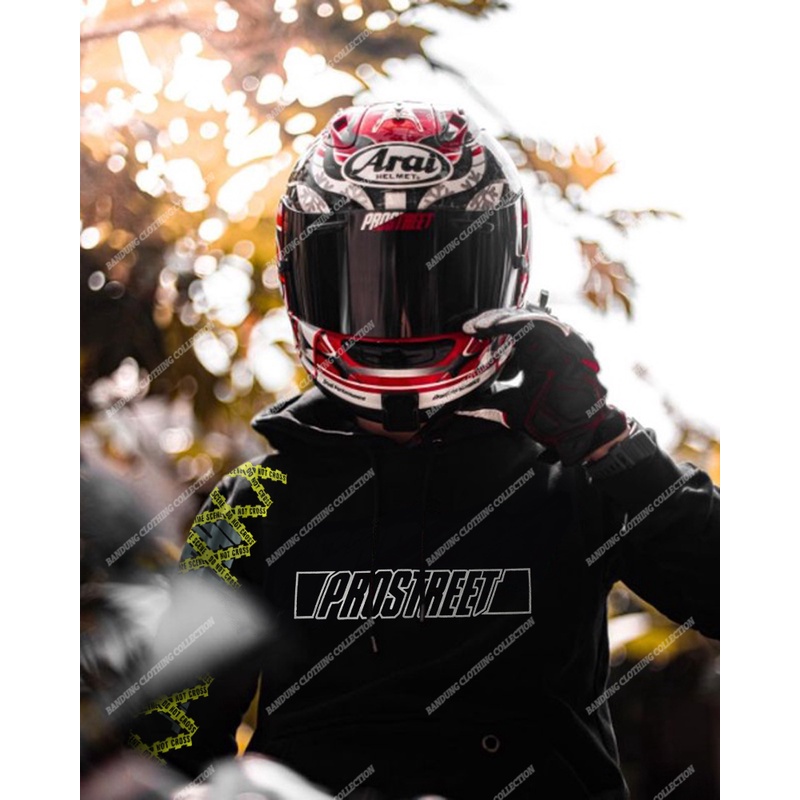 Jaket Motor Prostreet Police Line Hoodie Motor Ukuran M L XL XXL / Hoodie Riders Prostreet Police Line Premium Over Deck