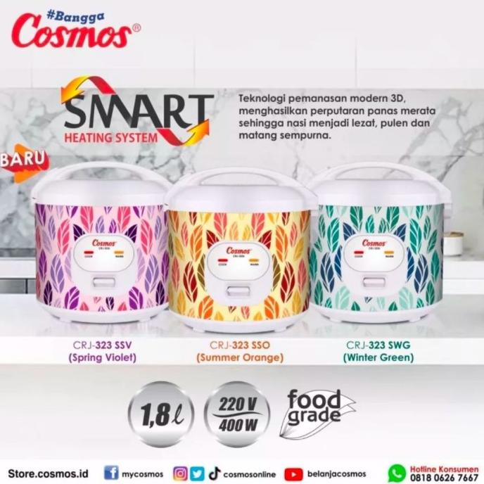 Magic Com / Rice Cooker Cosmos CRJ 9308 / CRJ3232 / CRJ9308/ CRJ-9308
