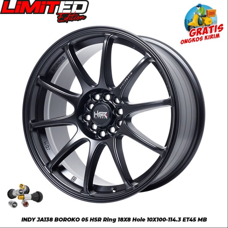 velg mobil r18 velg mobil hsr indy velg mobil lebar 8 velg mobil ring 18