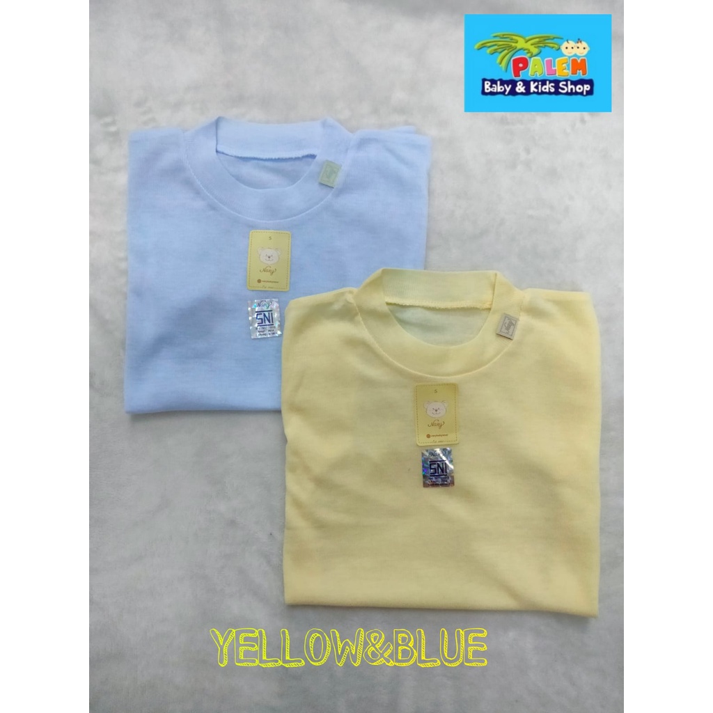 NARY Kaos Oblong Tangan Pendek Warna 2pcs