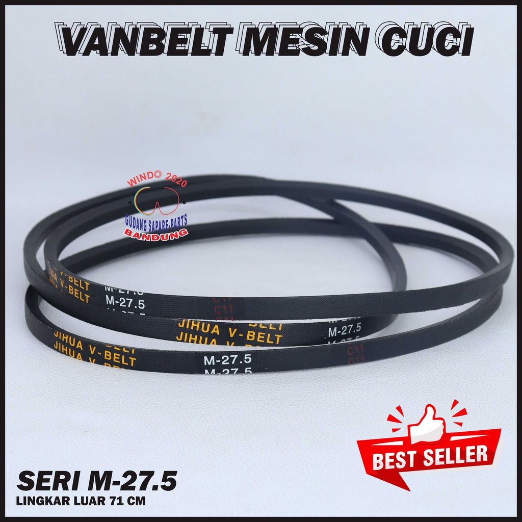 VANBELT MESIN CUCI SERI DESIMAL MULTI / V BELT / FANBEL / PAMBEL / FANBEL / VAN BELT / TALI BELT / VBELT