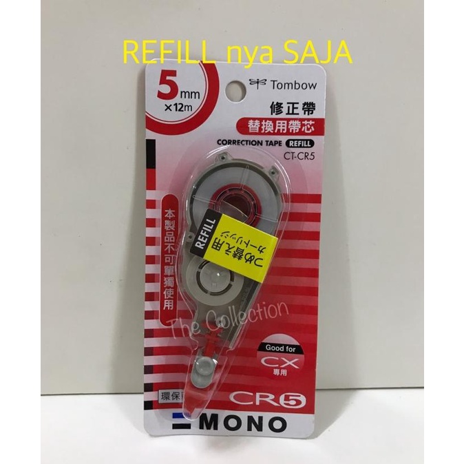 

ATK0442TW REFILL 5mm CT-CR5 Tip Ex Tombow Correction Pen isi ulang CR5