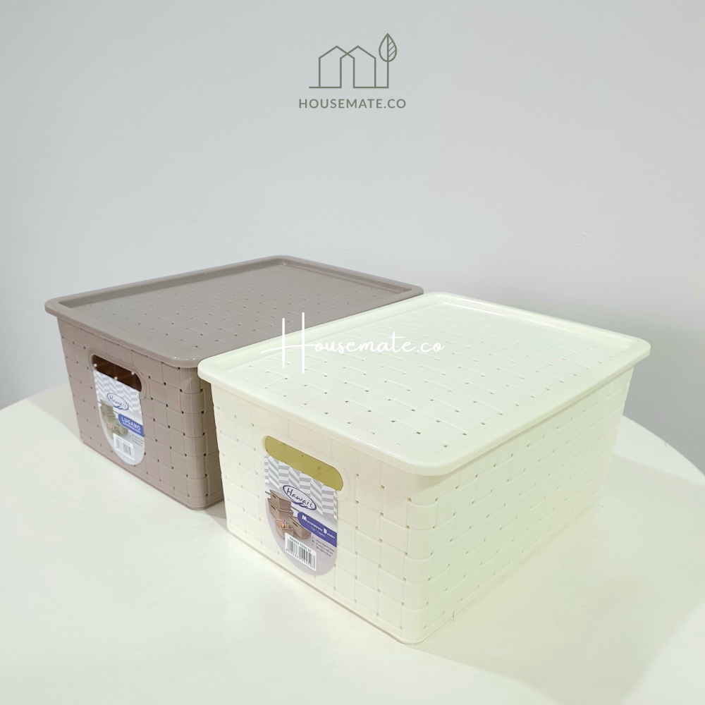 Keranjang Jumbo Serbaguna Lugano + Tutup Hawaii S