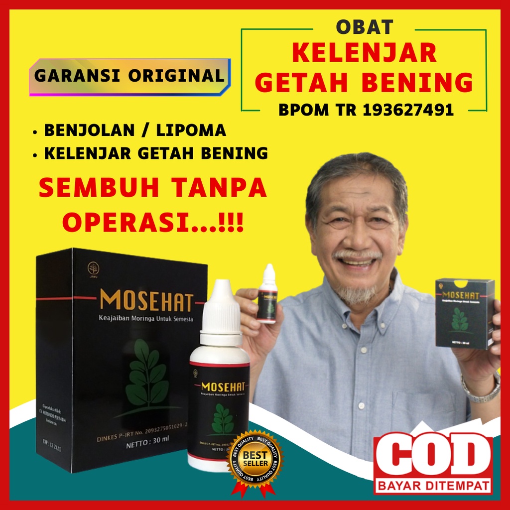 Obat Kelenjar Getah Bening Di Leher & Badan / Obat Benjolan MOSEHAT Original 30ml
