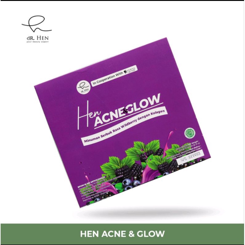 dR Hen - Acne & Glow Minuman Kolagen Original by dR Richard Lee.