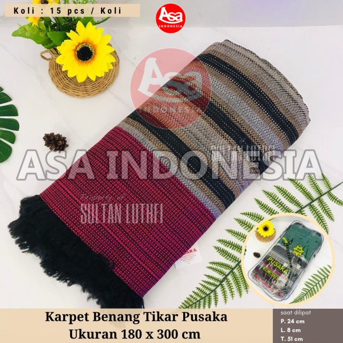 Karpet Benang Tikar Pusaka Ukuran 180 x 300 Cm - ASA Indonesia