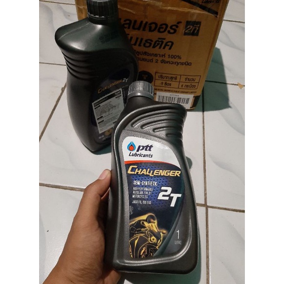 Oli Samping PTT Challanger 2T Semi-Synthetic Jaso FD ORIGINAL