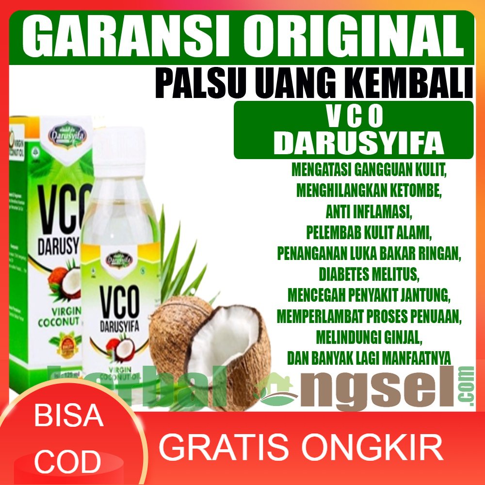 VCO DARUSYIFA 125 VCO OIL VCO VIRGIN COCONUT OIL ORIGINAL BPOM BUKAN VCO SR12 LEBIH AMPUH MINYAK KEL